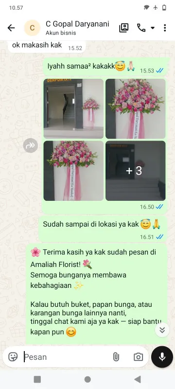 Pengiriman Karangan Bunga Gerdu Karangpandan